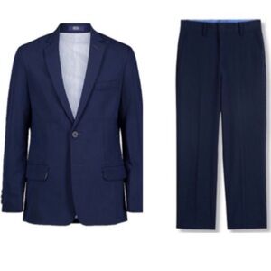 IZOD Boys’ Navy Suit Blazer Jacket and Boys’ Dress Pants - Like New - Size 10